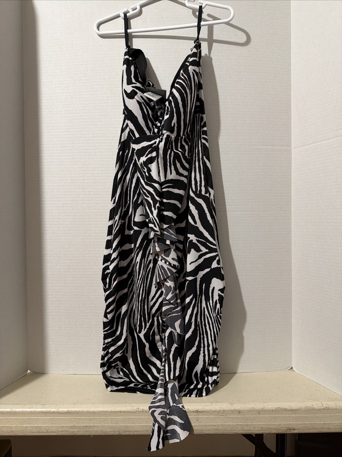 Dots Brand Zebra Print Dress Size M