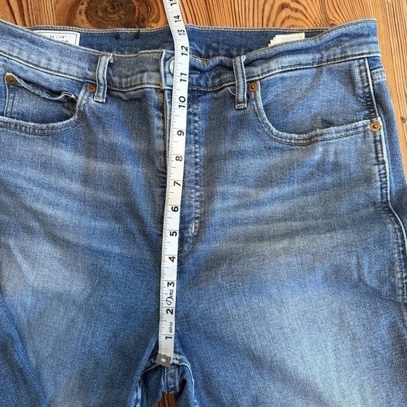 Gap Vintage Slim High-Rise Jeans 14 Tall Denim Blue 32×30 Medium Wash Straight