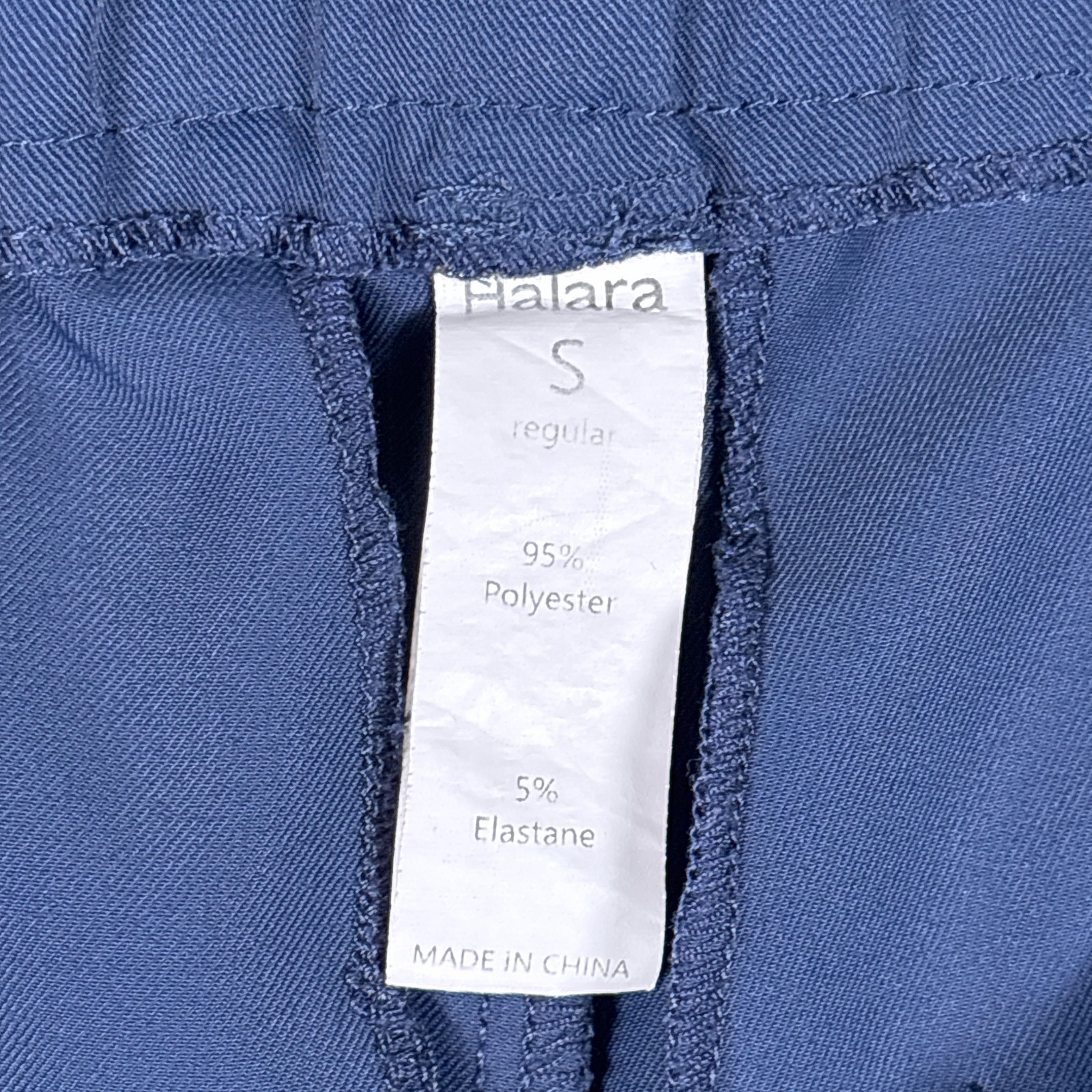 Halara Pants Womens Small Blue Stretch Workleisure Office Career Trousers