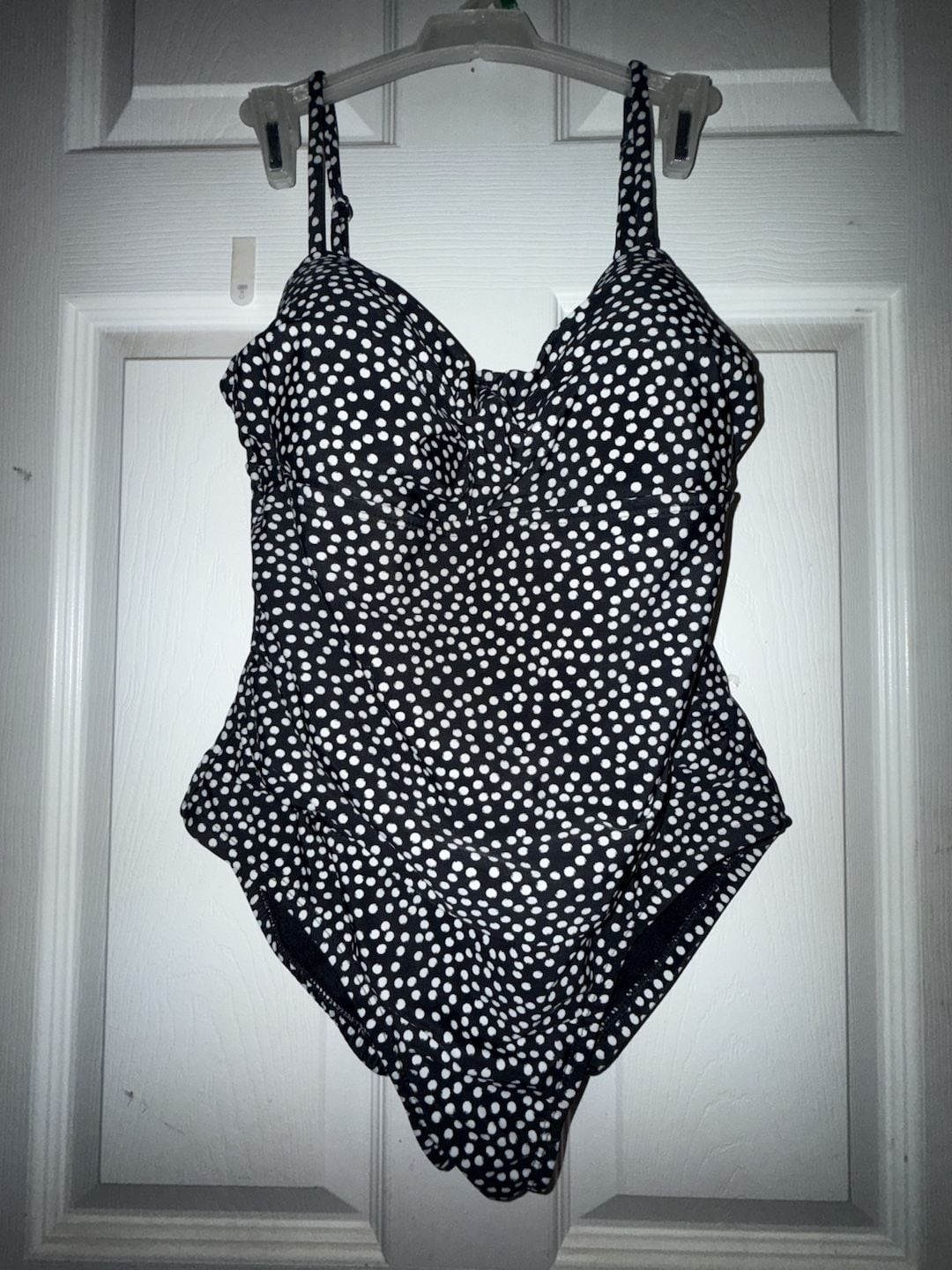 Catalina Women’s Polka Dot Ruched One-Piece Swimsuit