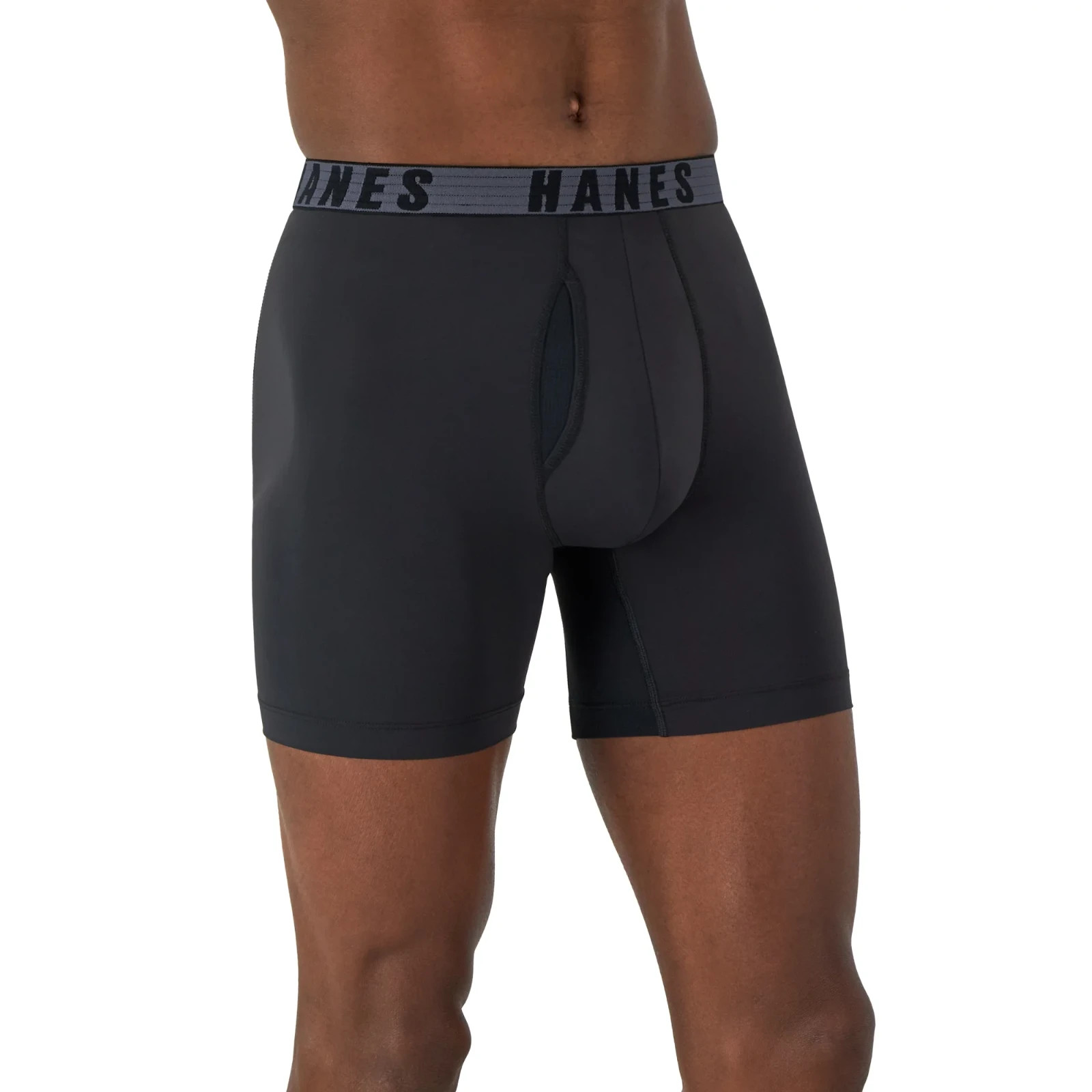 Hanes® Moves X-Temp® Men’s 3-Pack Boxer Briefs “Total Support Pouch~ 6″ Inseam”