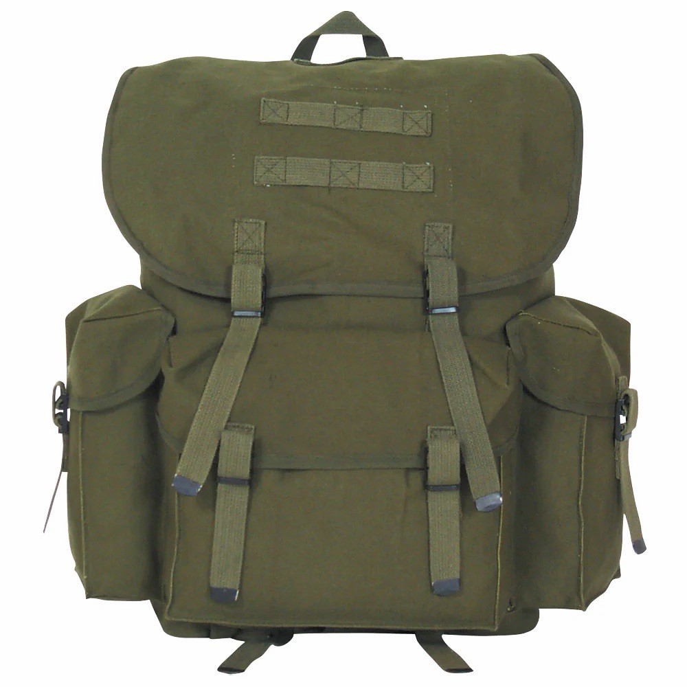 New Fox Outdoor Nato Rucksack Bag Backpack Large 19x12x8 Olive Drab Green 42-25