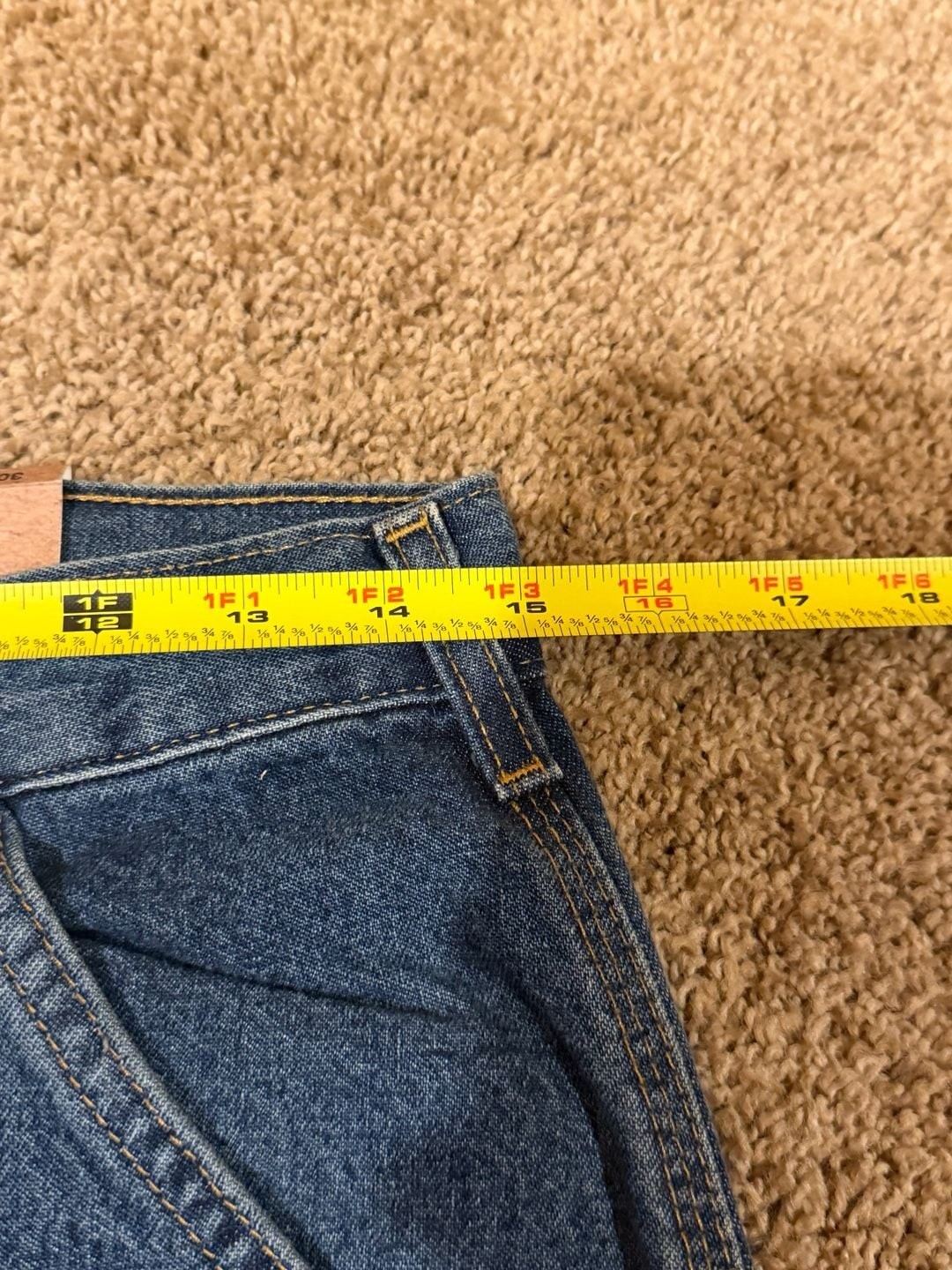 Carhartt B13-DPS Loose Original Fit Work Dungaree Jeans 30×32