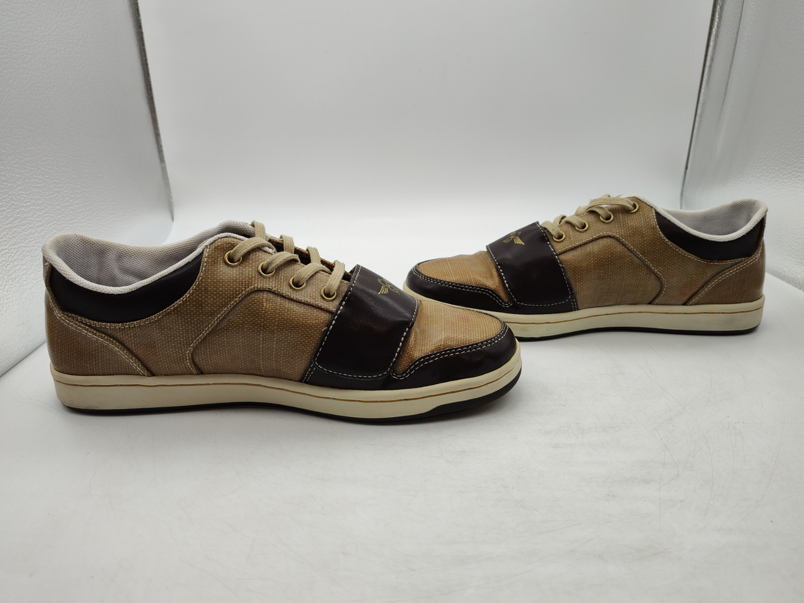 Creative Recreation-Cesario Lo Waxed-TAN & BROWN Shoes-CR4LO10-Men’s Size 8-NICE