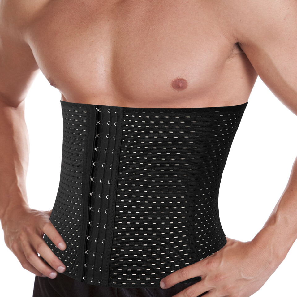 Men Belly Flatten Fat Burner Tummy Control Girdle Slimming Body Shaper Corset