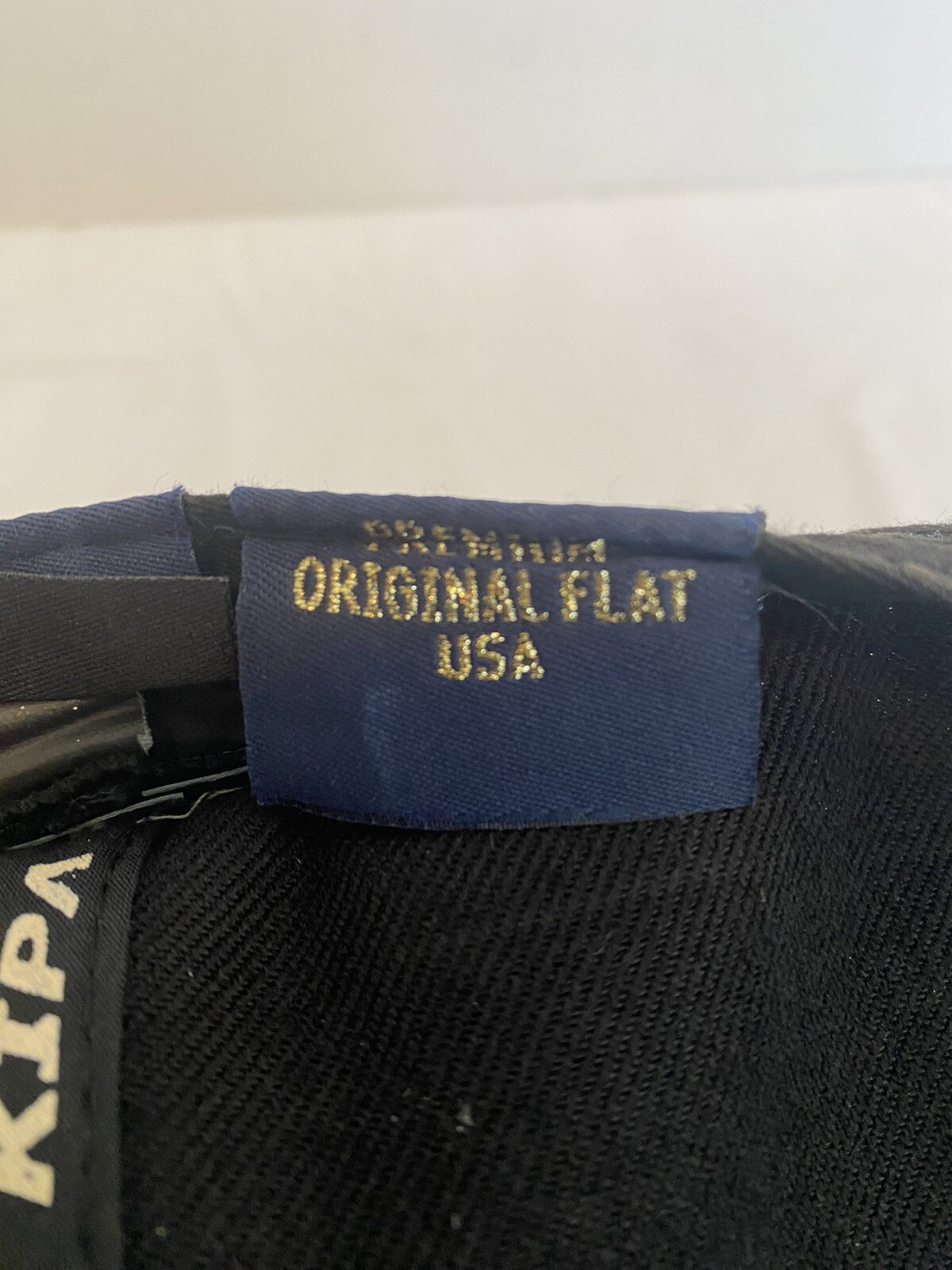 KIPA Premium Headwear Navy Blue Hat 7 3/8 Blank No Logo