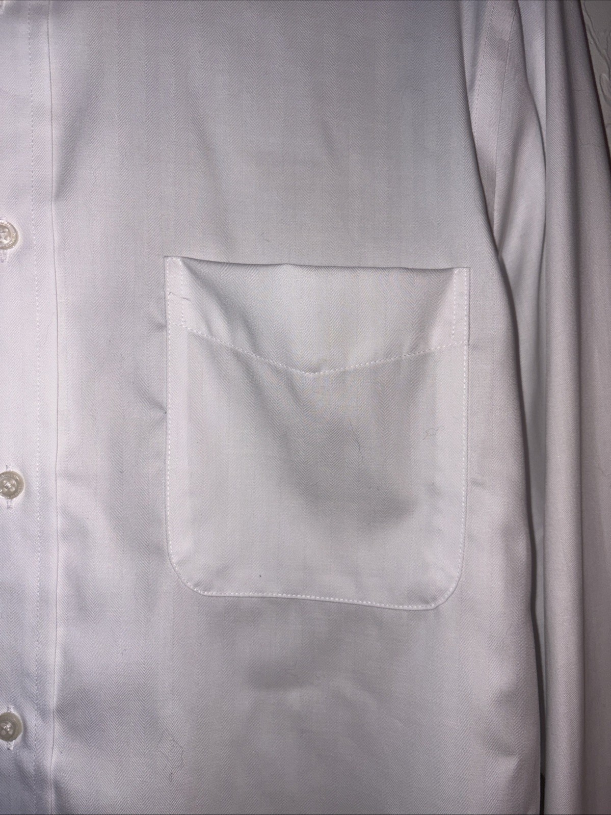 Polo Ralph Lauren Men’s White Button Down Shirt Medium Size 15 1/2 Custom Fit