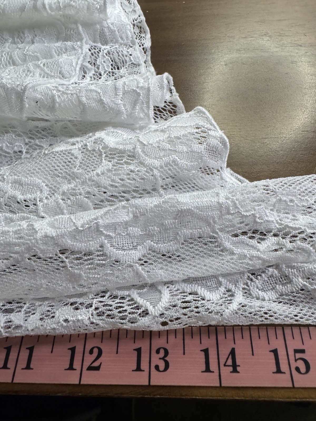 Coquette Asymmetrical Lace Skirt Medium Cottage Fairy Boho Coastal Angelcore New