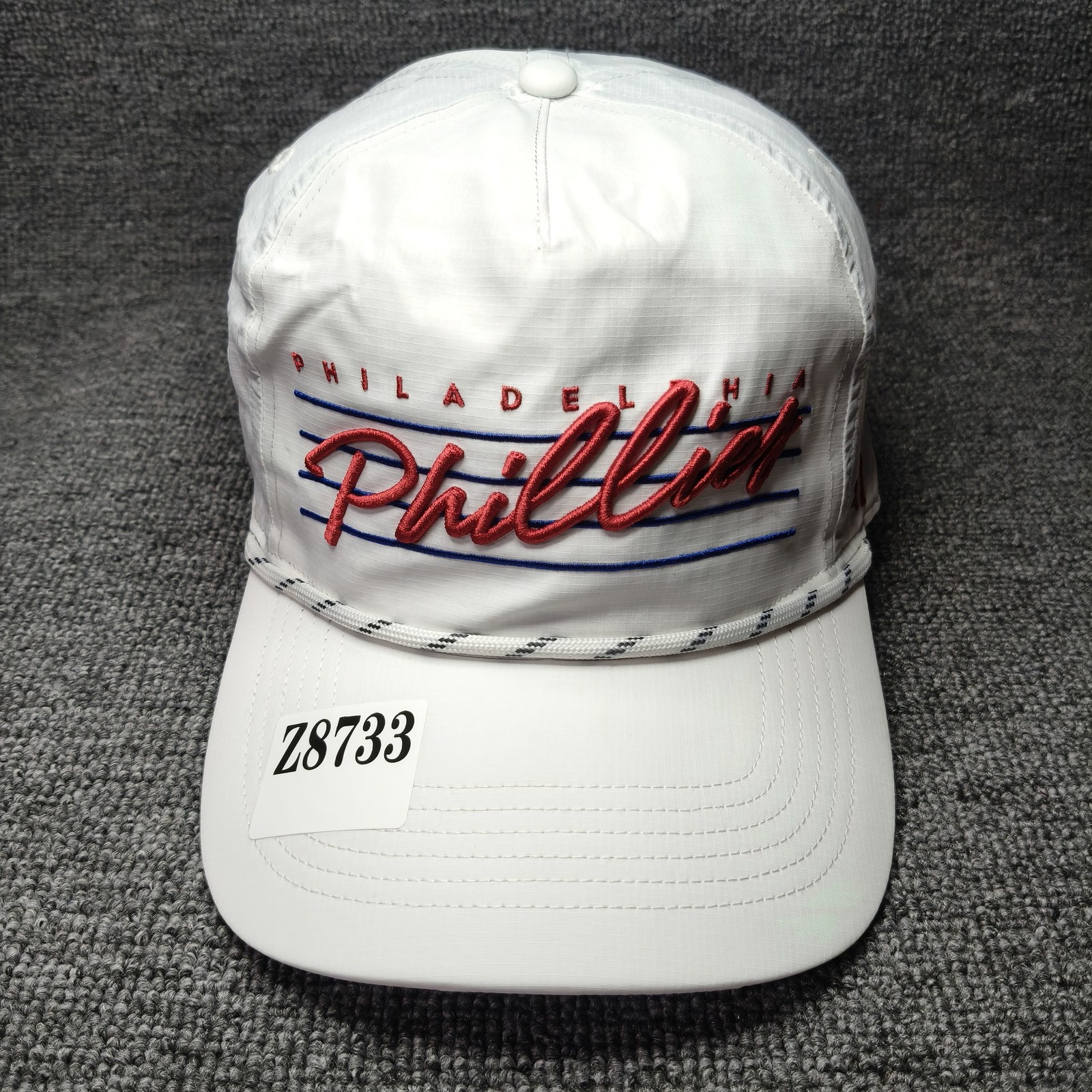 ’47 Brand Philadelphia Phillies Rope Snapback Hat White Retro MLB Cap