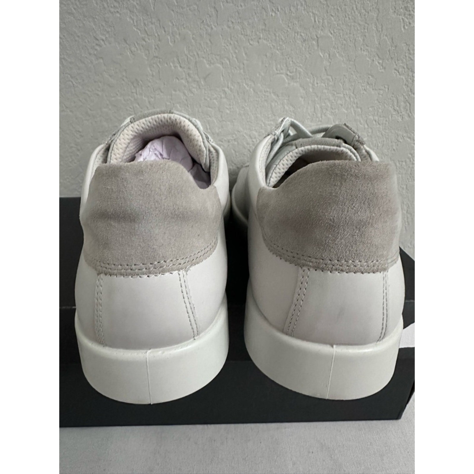 ECCO Men Street Lite Retro Sneaker Mens 46 EU 12 US White