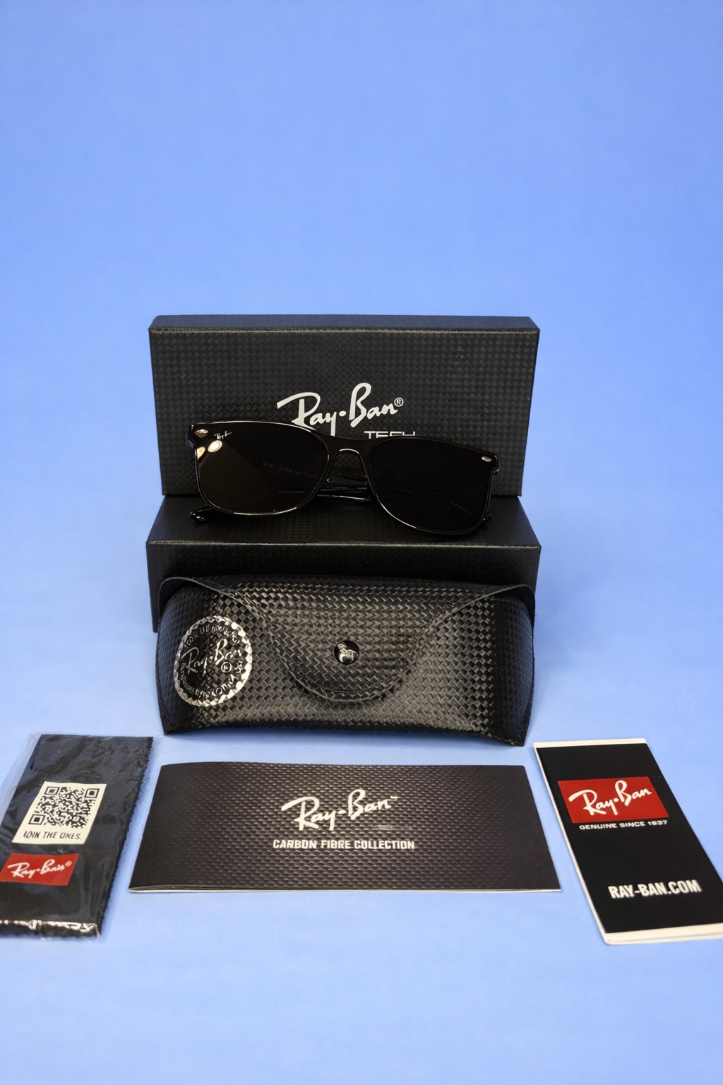 Ray-Ban RB4420 Sunglasses Unisex Black Gray UV Protection Classic Italy Style