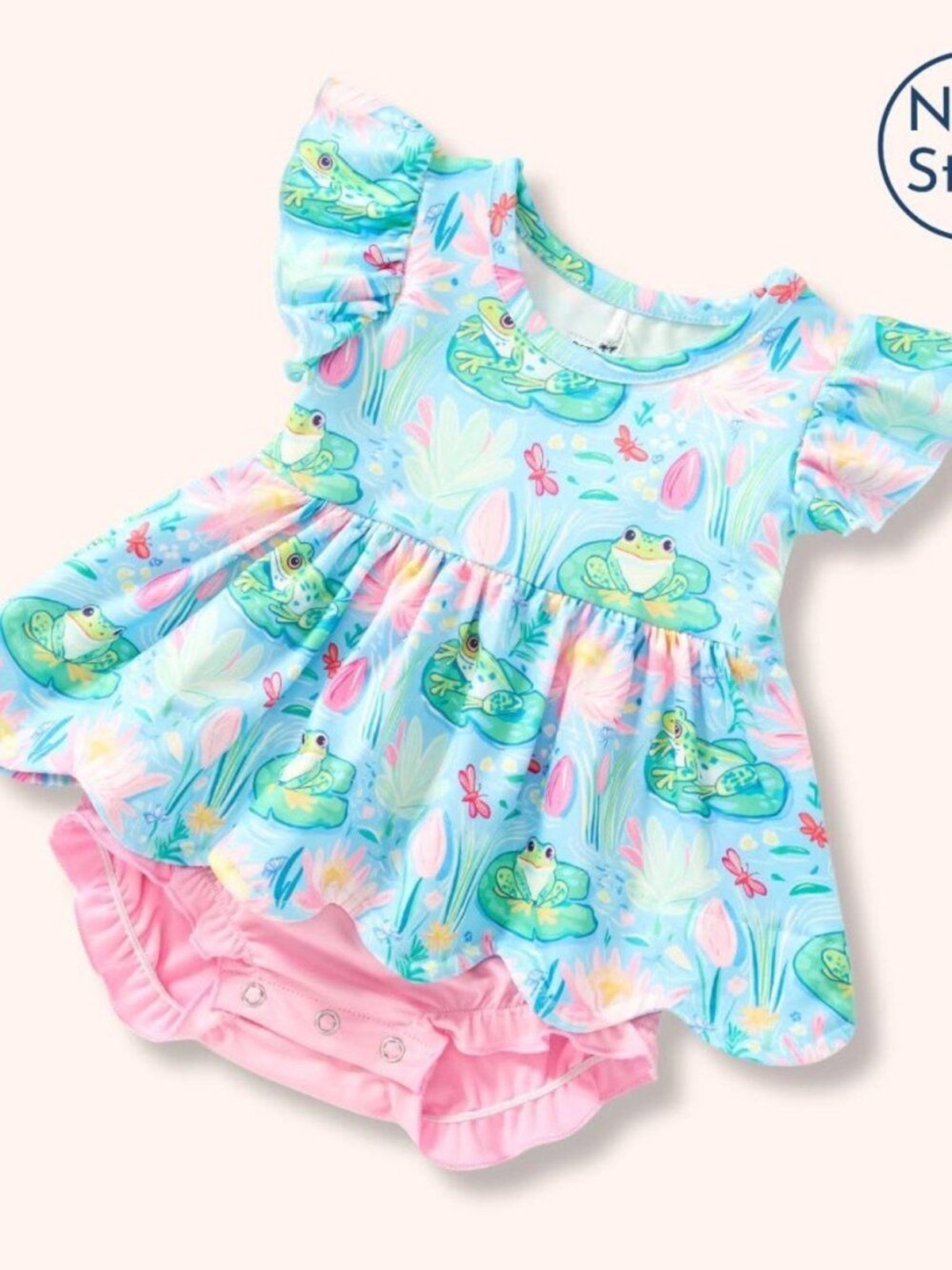 PETE + LUCY PREPPY POND GIRL INFANT ROMPER SIZE 12/18 MONTH
