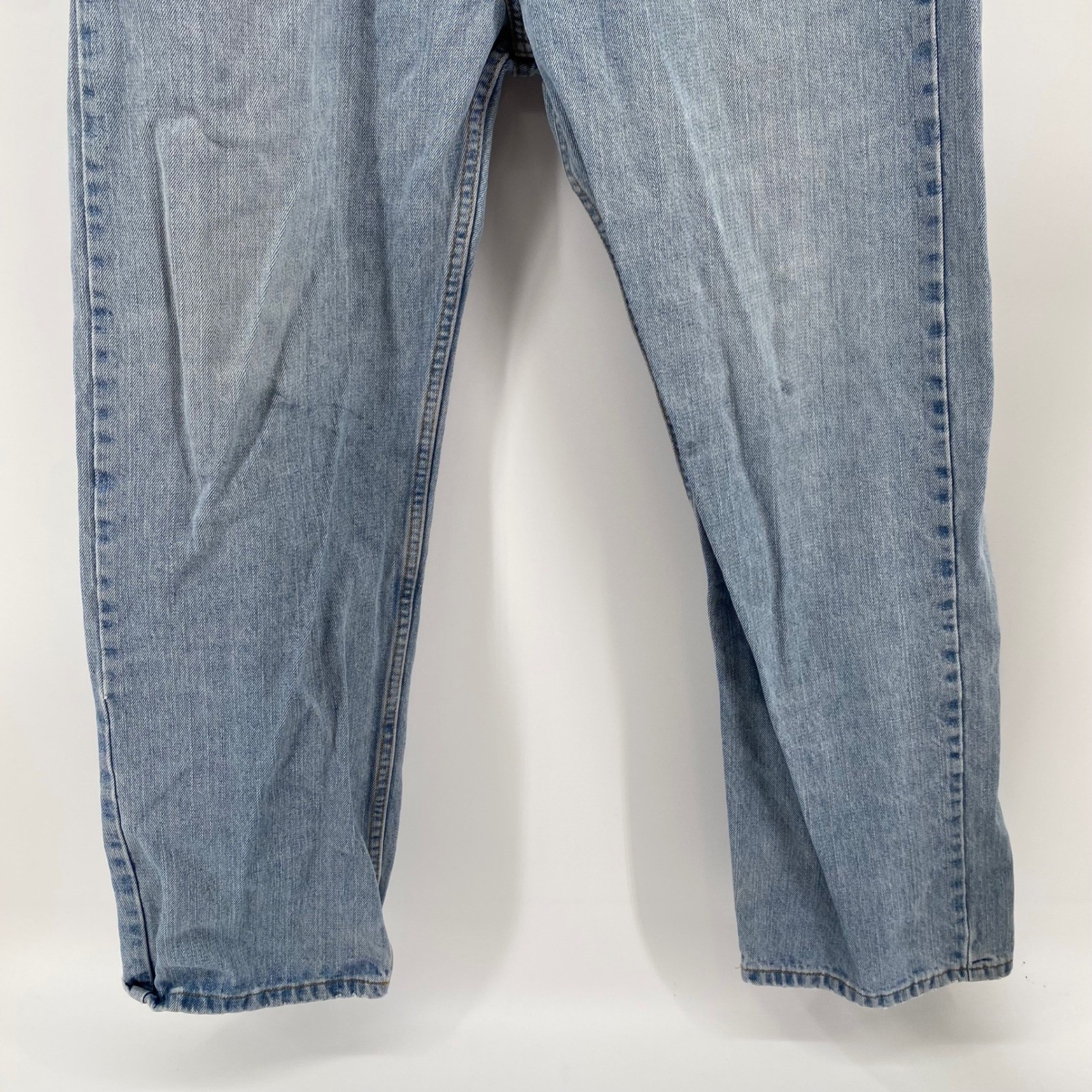 Polo Jeans Company Mens 36 x 30 Light Wash Denim Jeans Saturday Style