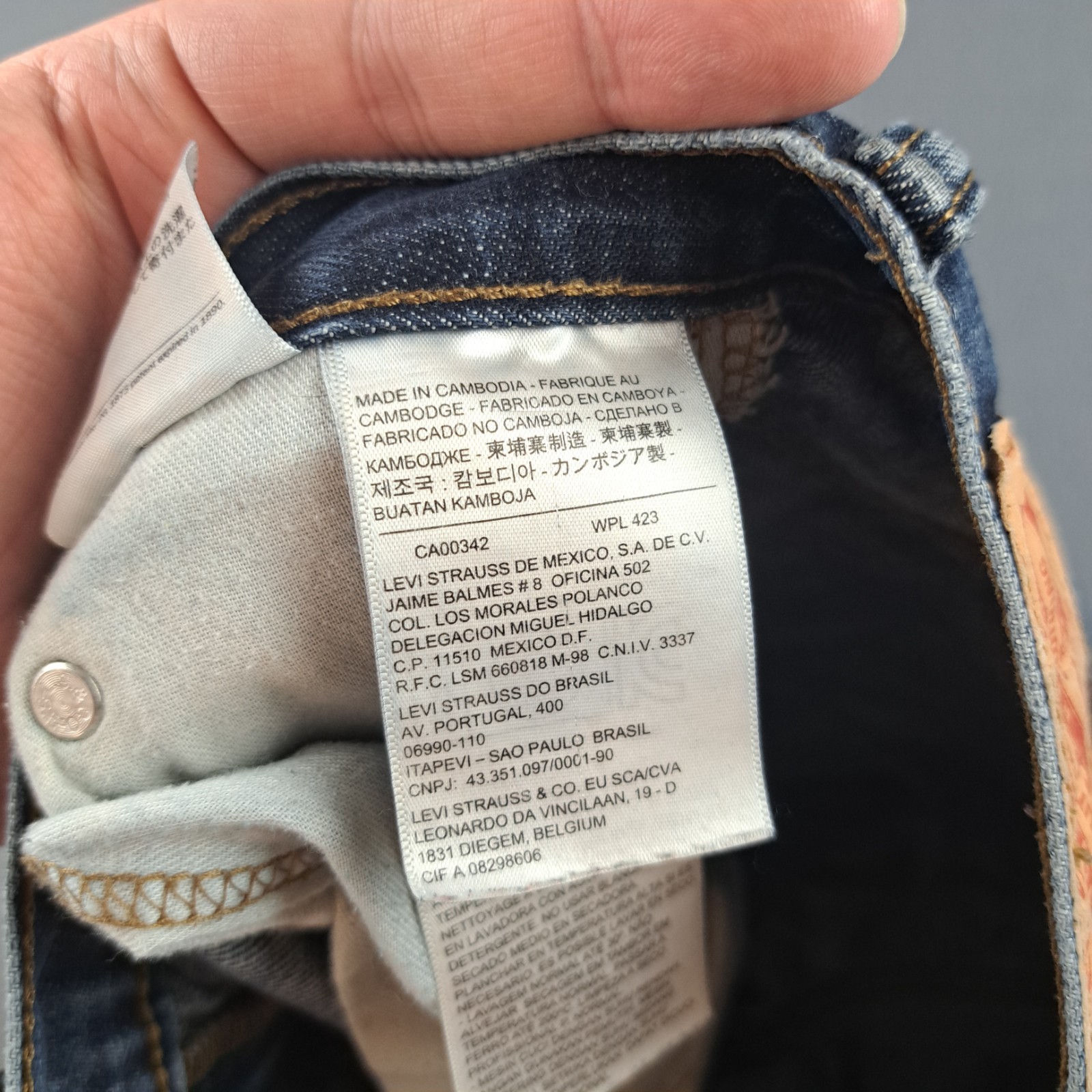 Levi’s 569 Loose Straight Denim Jeans Men’s 30×30 (Fits 30X28) Distressed