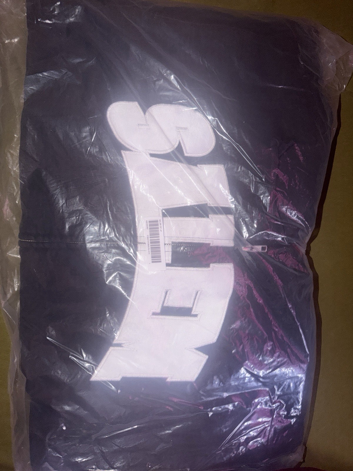 Supreme x Salem Zip-Up, Color way Black, Long Sleeve, Size L