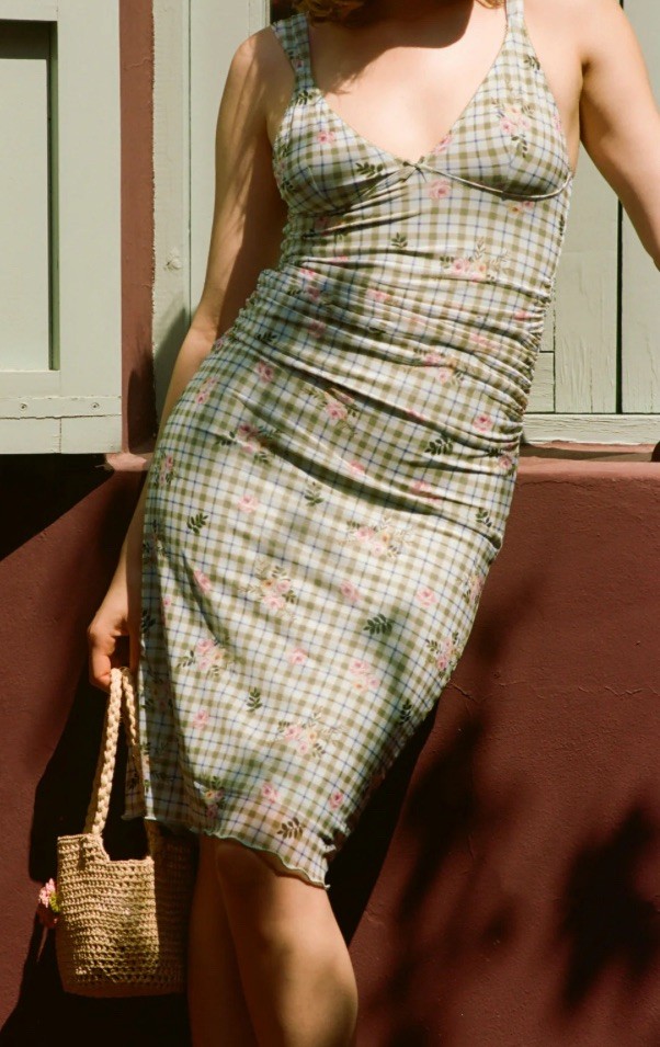 Rouje Paris NWT gingham dress mod.Linda size M (FR40/ IT 42/ D36/38)