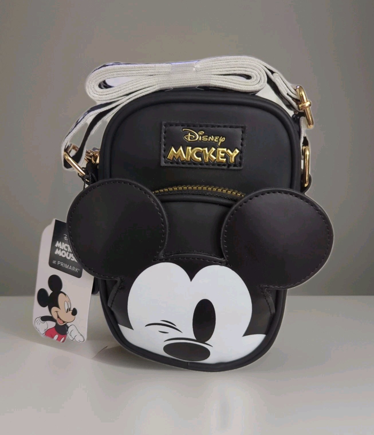 DISNEY PRIMARK EXCLUSIVE WINKING MICKEY MOUSE CROSSBODY BAG PURSE NWT