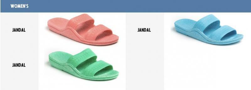 Pali Hawaii Sandals Slip On 2 Strap Womens Sandals / Slides (Sizes 5 – 11) NWT
