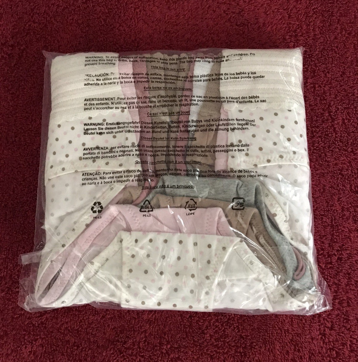 Warners Hipster Panties Underwear Lace Top (6-Pack) Women’s Sz M Cotton Stretch