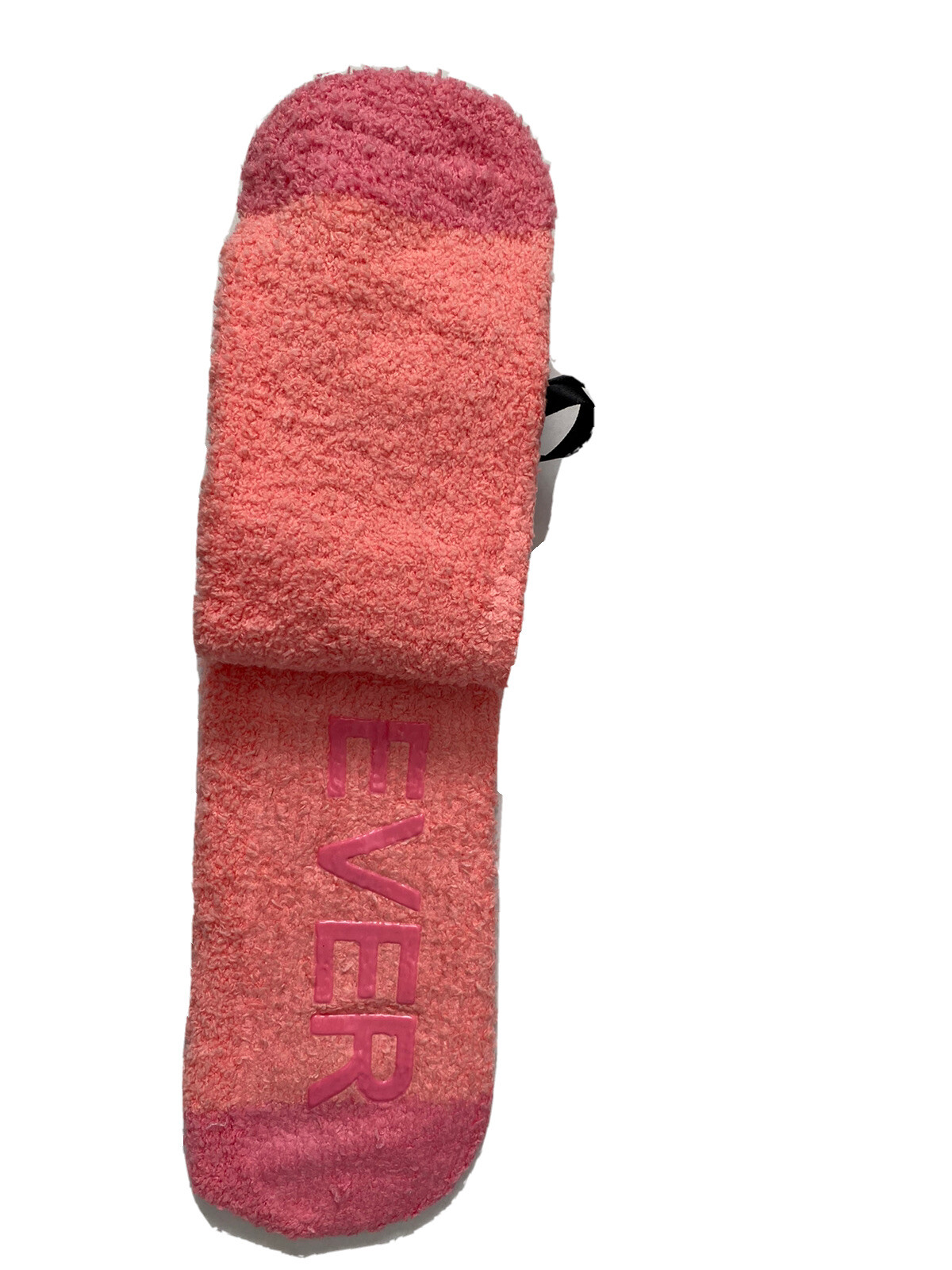 Free Press Women What Ever Fuzzy Crew Socks 2 Pairs Peach One Size 6443
