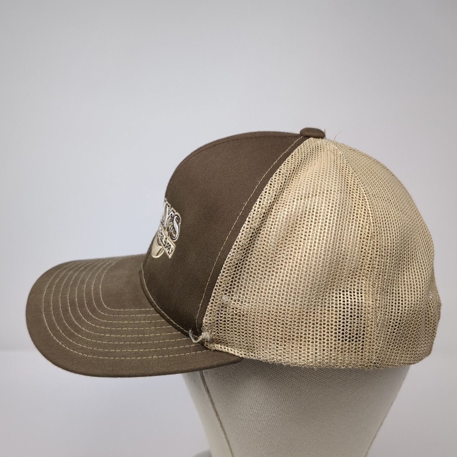 Kelly’s Bearing & Steel Supply Snapback Trucker Hat Brown OS Pacific Headwear