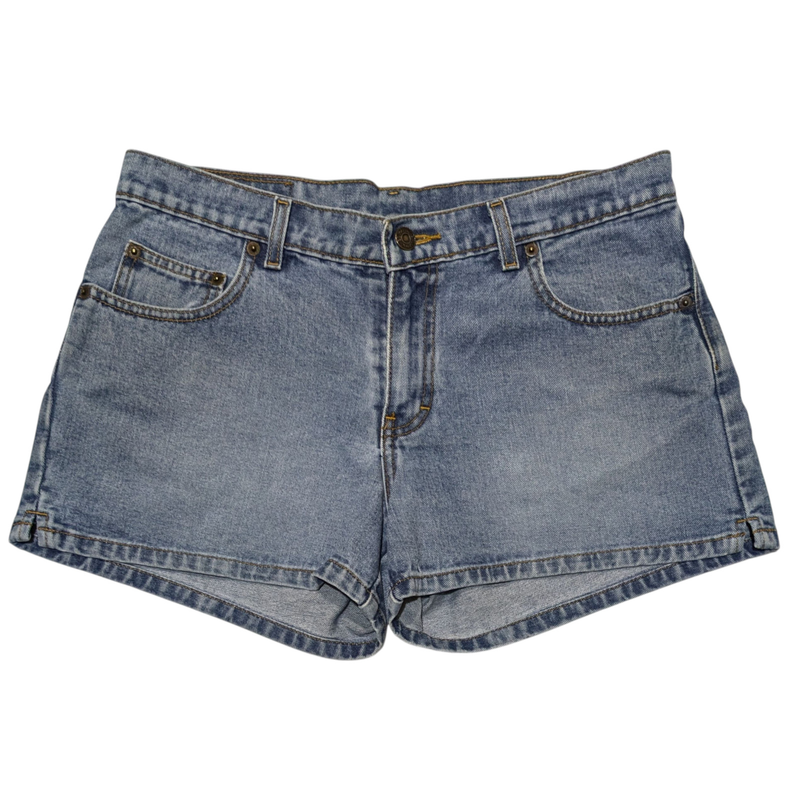 Vintage Y2K Jordache Blue Jean Shorts 11/12 (31×3) Stone Wash Denim Boho Grunge