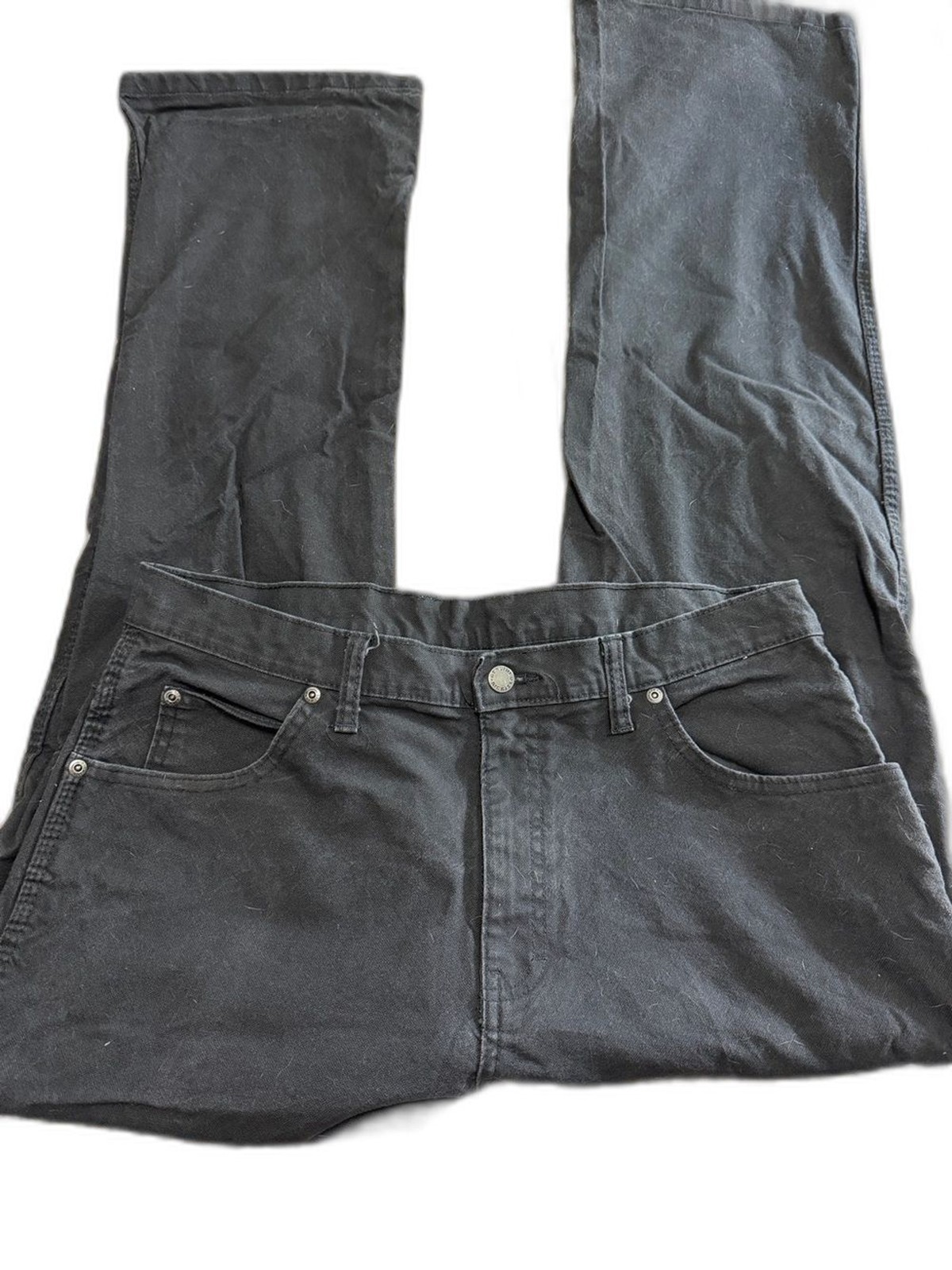 Dickies Men’s Black Carpenter Work Pants 33×32 Relaxed Fit Straight Leg Utility