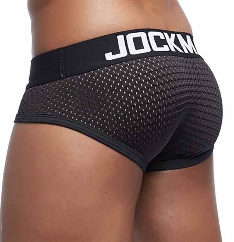 JOCKMAIL Sexy Mens Underwear Briefs Breathable Mesh Quick Dry Sports Underpants