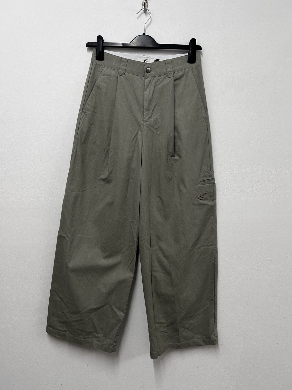 Scuffers Trousers Size 36 Grey Balloon Wide Leg Baggy Pants