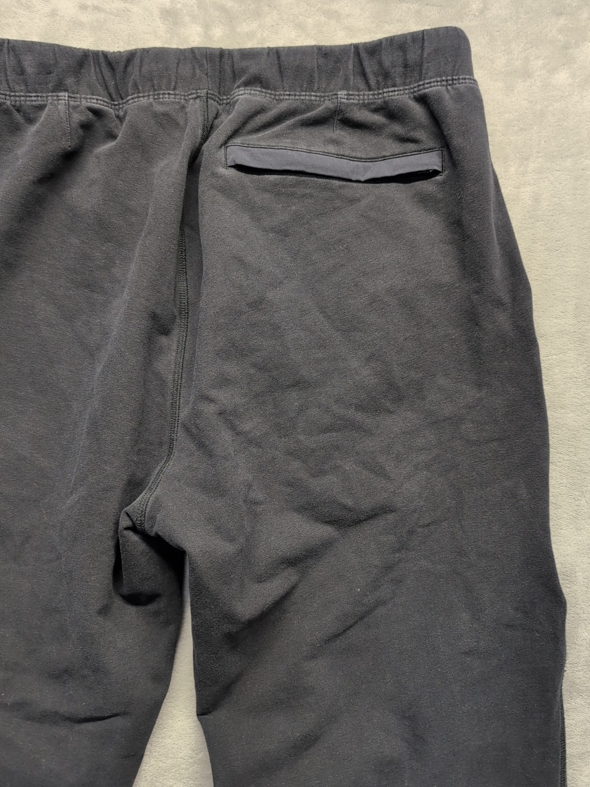Mack Weldon Jogger Pants Mens Large Black Tapered Drawstring Daily Wear Gym Fit