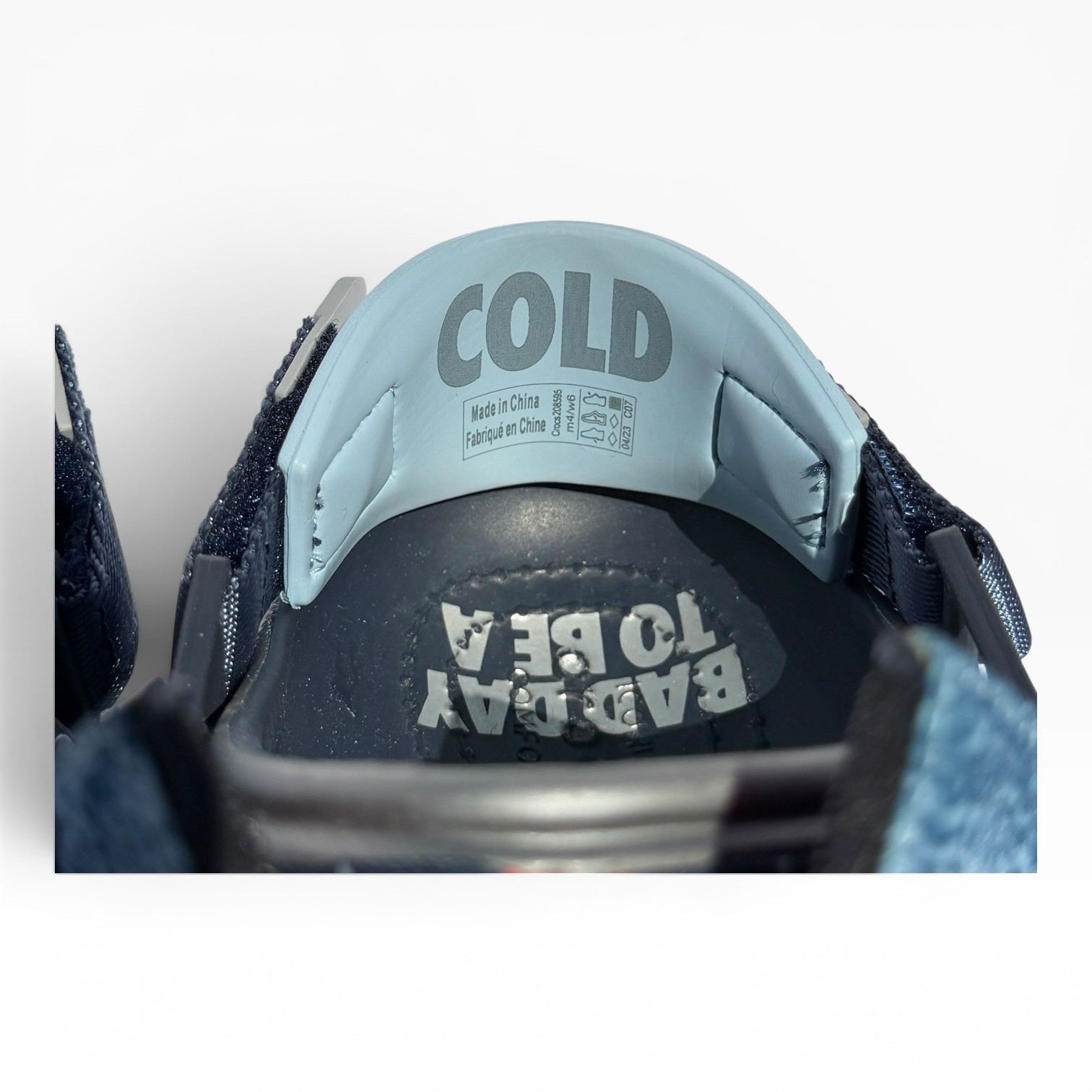 Crocs x Busch Light All Terrain Clogs Kids M4 W6 Insulated Blue Mountain Zip