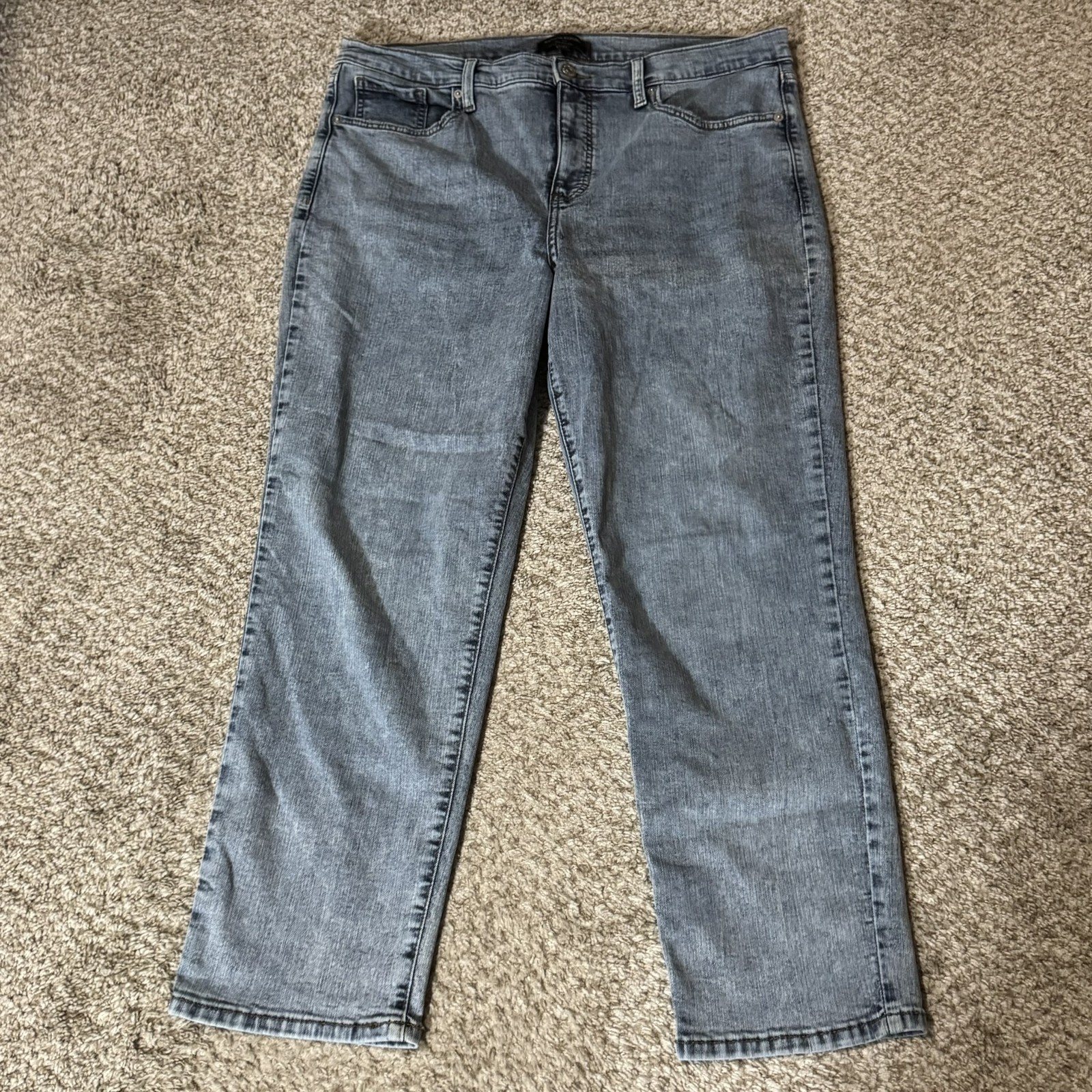 Banana Republic Jeans Women’s 32/14 High-Rise Slim Stretch Light Wash Blue Denim