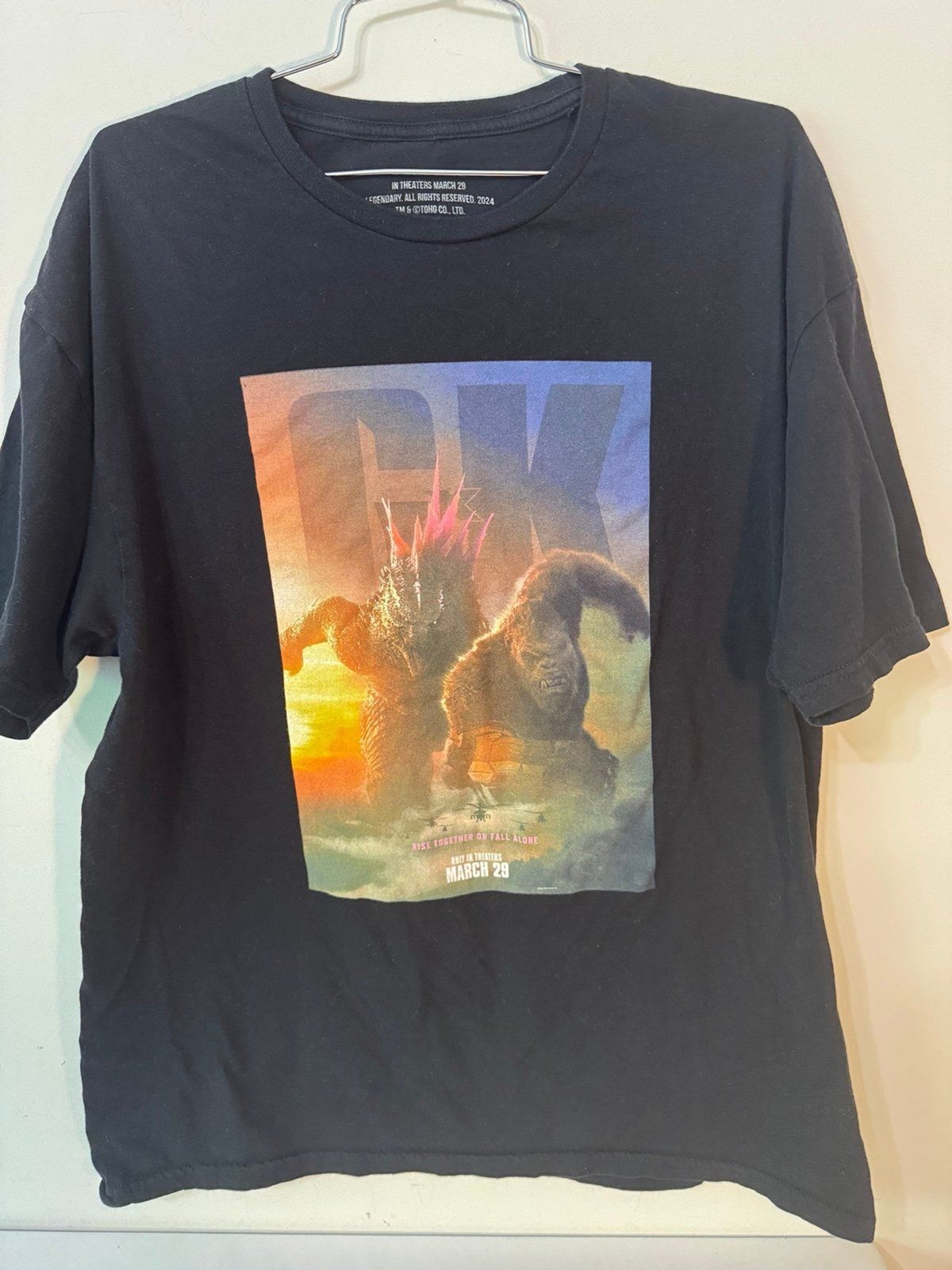 GODZILLA X KING KONG MOVIE PROMO TEE XL
