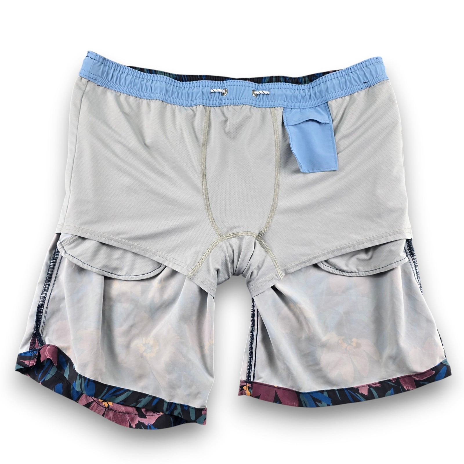 Bonobos Men’s XL 9″ Inseam Swim Trunks Floral Quick Dry Compression Liner