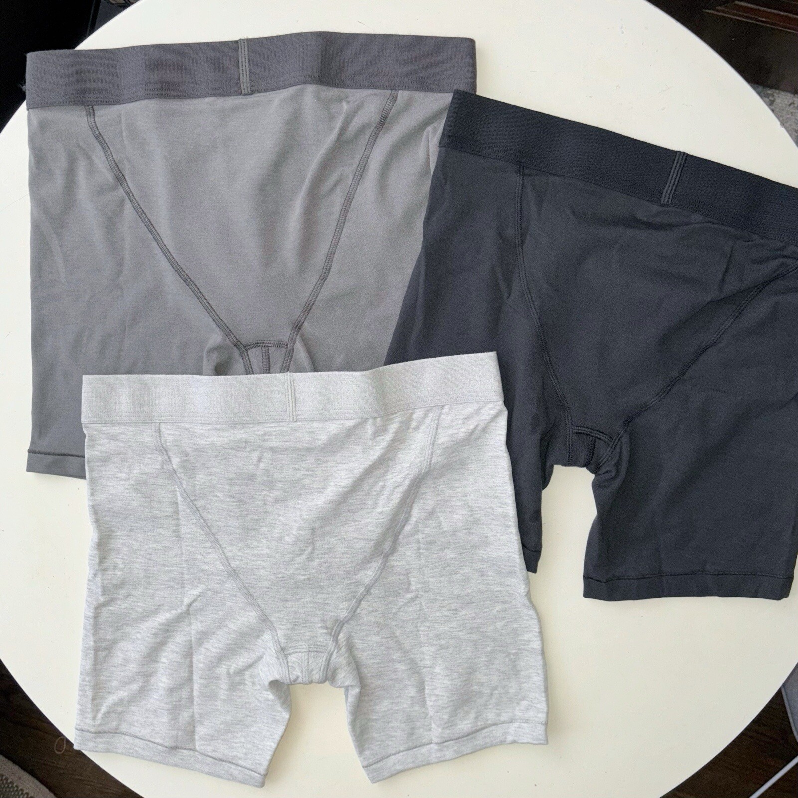 SKIMS Men’s 5” Boxer Brief 3-Pack Heather Multi Size 2XL New In box Waist 44-46”