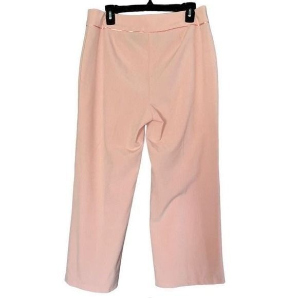 Norton McNaughton Peach Wide Leg Trousers High Rise Career Pants Womens Size 10