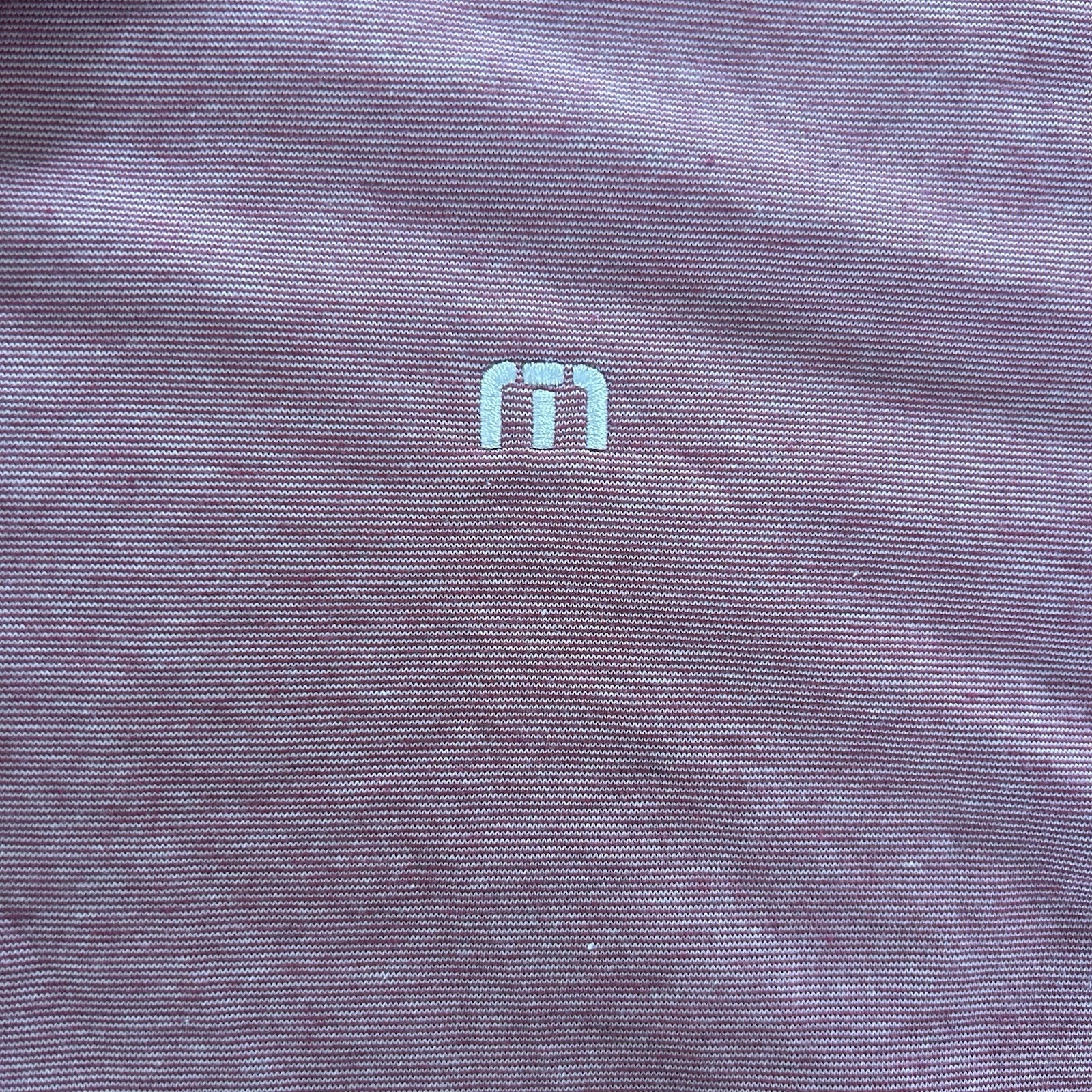 TravisMathew Light Red / Mauve Pink Golf Polo Shirt Men’s Size XL Pima Cotton