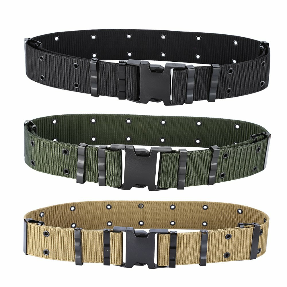 Tactical Combat Gear Security Belt Outdoor Military Adjustable Heavy Duty Belts