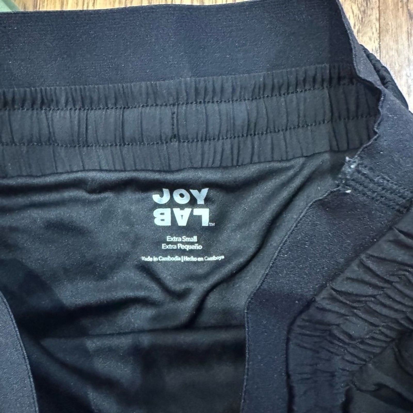 JOY LAB Shorts Xsmall black green 2 pairs Highrise Pleated Side