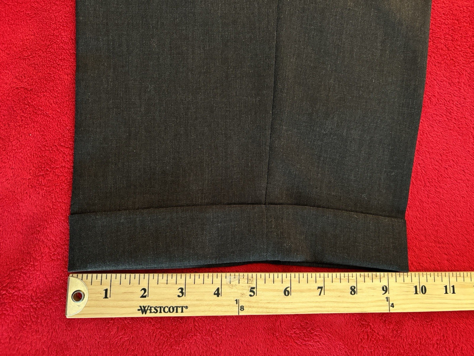 Southwick 48R 3-ROLL-2 100% Wool 2-piece Suit SOLID GRAY 40×29.5 Made in USA EUC