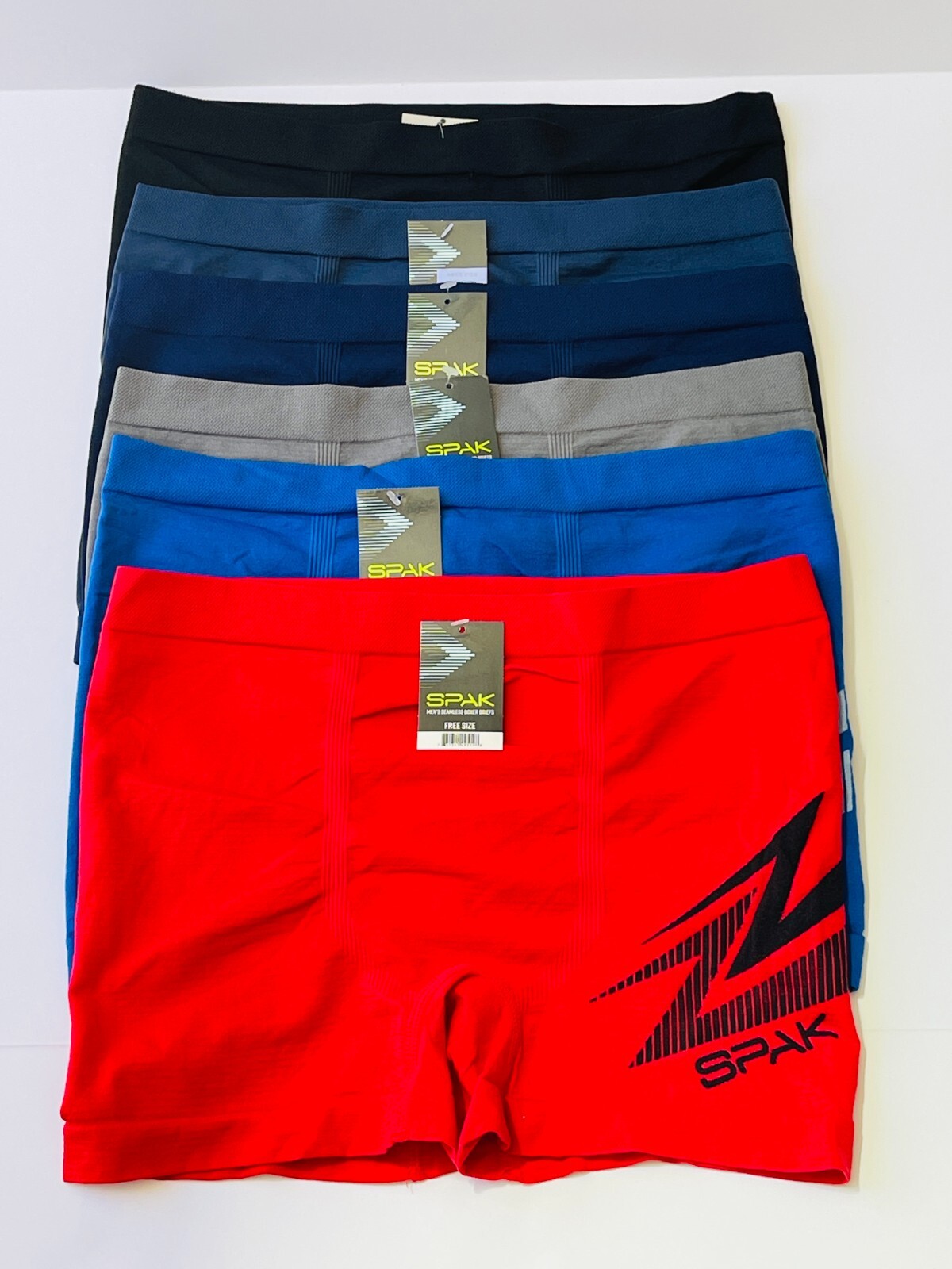 Lot 6 Pack Men’s Microfiber Boxer Briefs Underwear Compression Stretch Sport S20