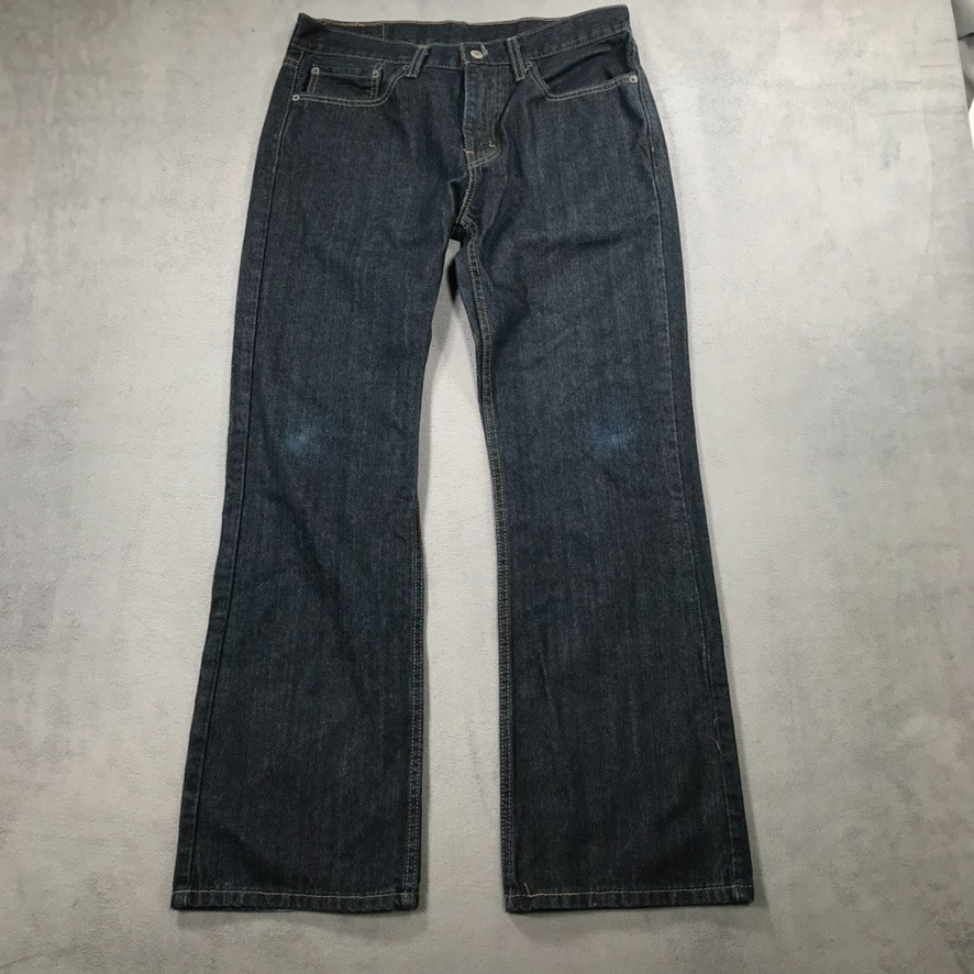 Levi’s 527 Jeans Men’s 32×30 Blue Denim Rinse Dark Wash Slim Boot Cut Western