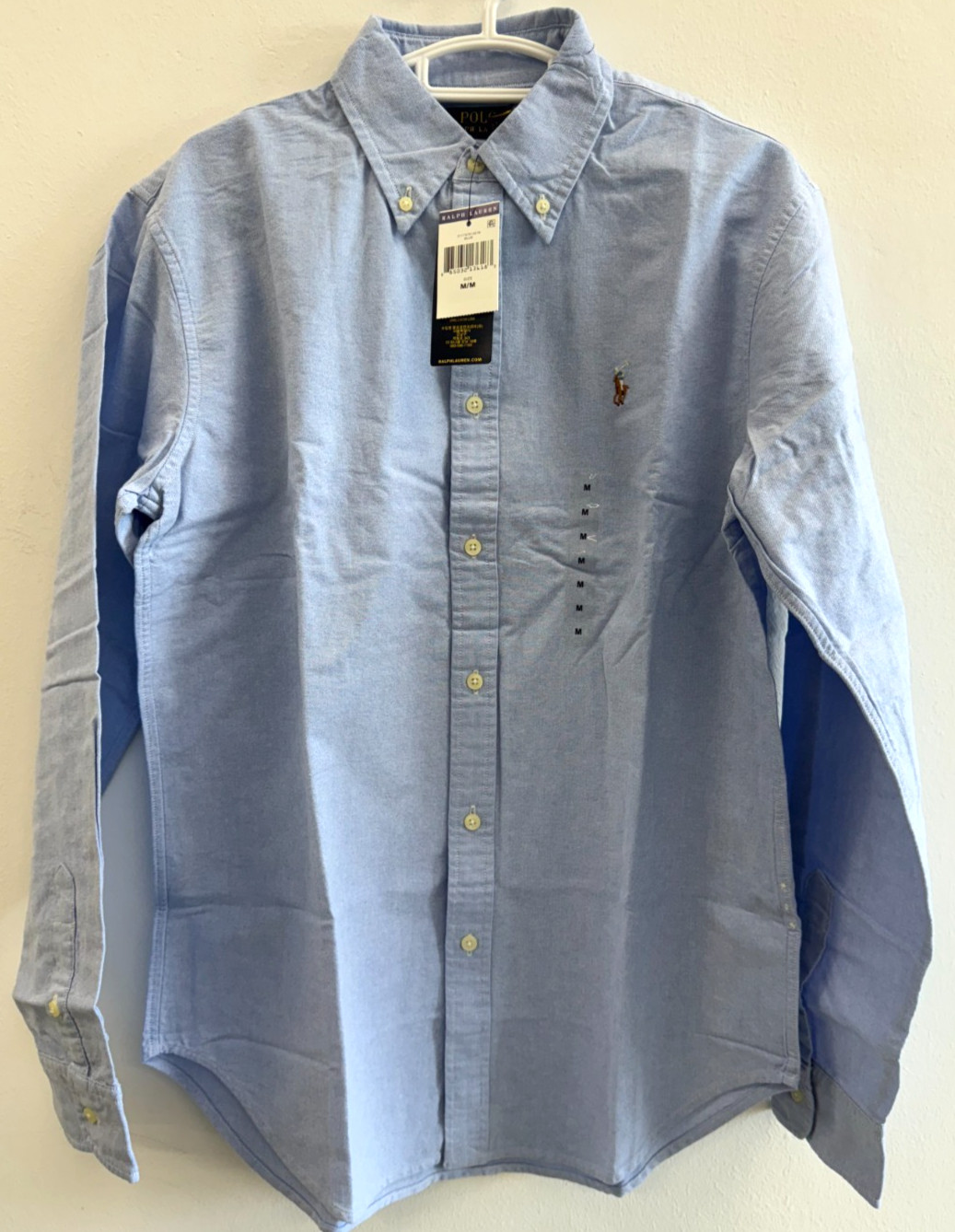 Polo Ralph Lauren Women’s Classic Fit Oxford Shirt BLUE M NWT