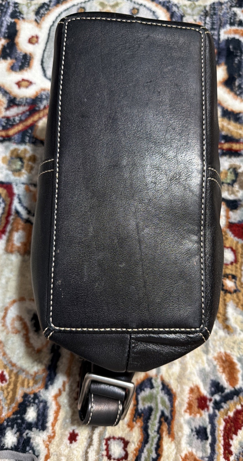 VTG Y2K COACH 9564 Black Leather Legacy Demi Hobo Shoulder Bag Convertible Strap
