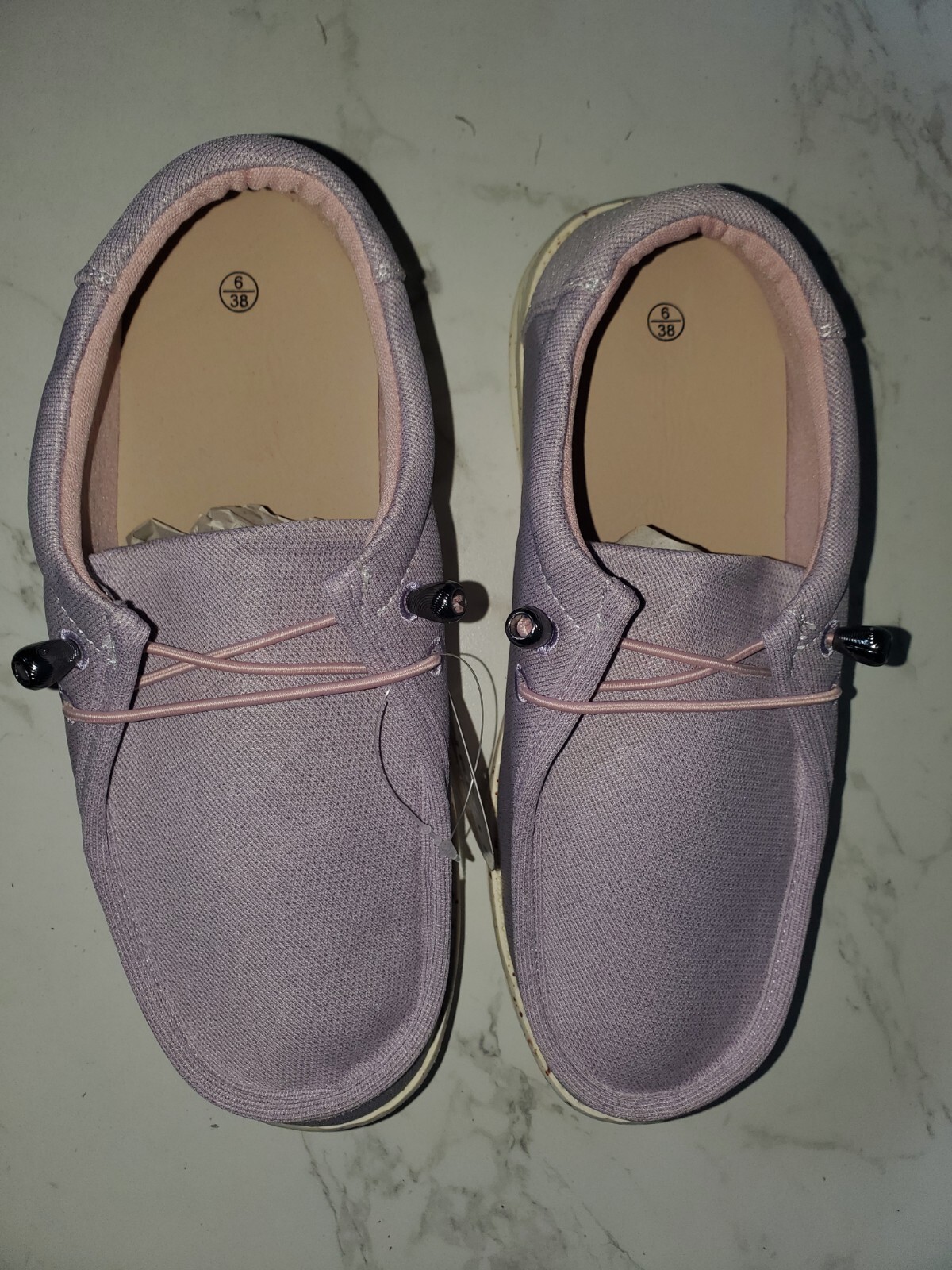 Firelli Kids Youth 6 Loafers Canvas School Walking Shoes Purple New With Box