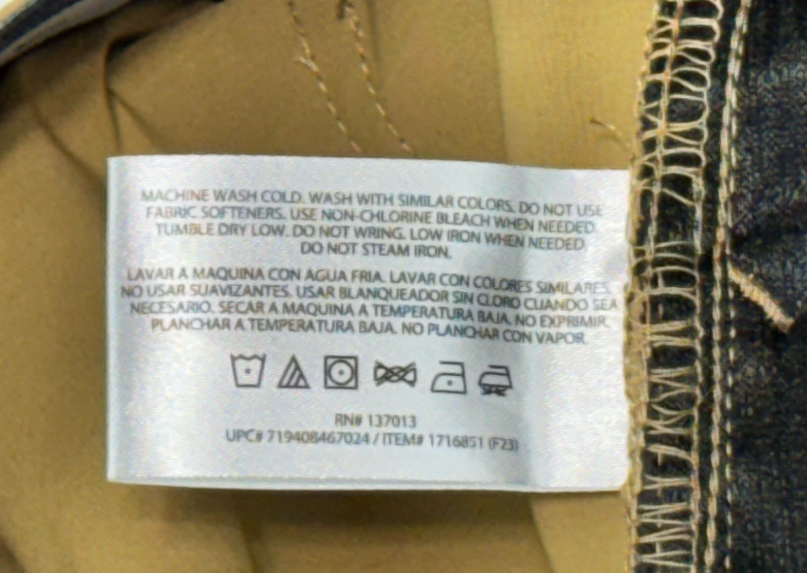Orvis Tech Pants Mens 32×32 Beige Cargo Zip Pockets Stretch Water Repellent