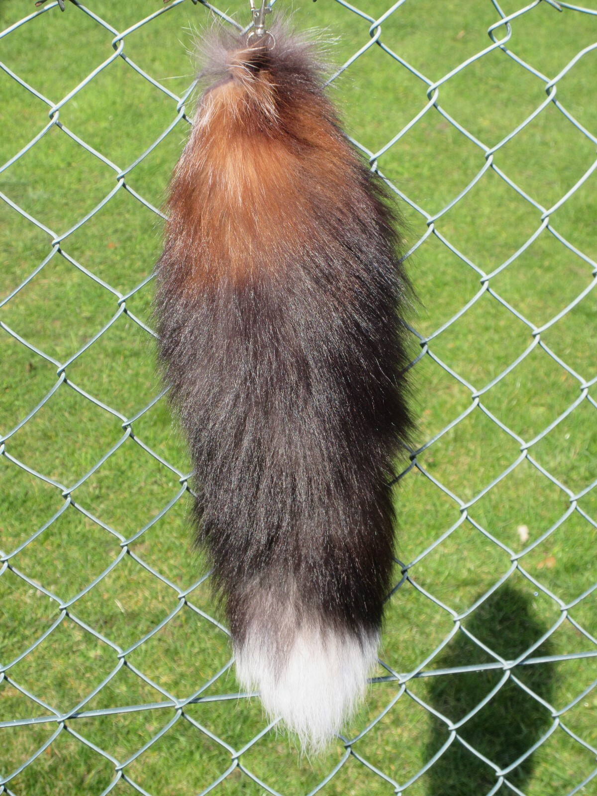 REAL ANIMAL TAIL FOX TAIL KEYRING KEYRING PENDANT 45cm