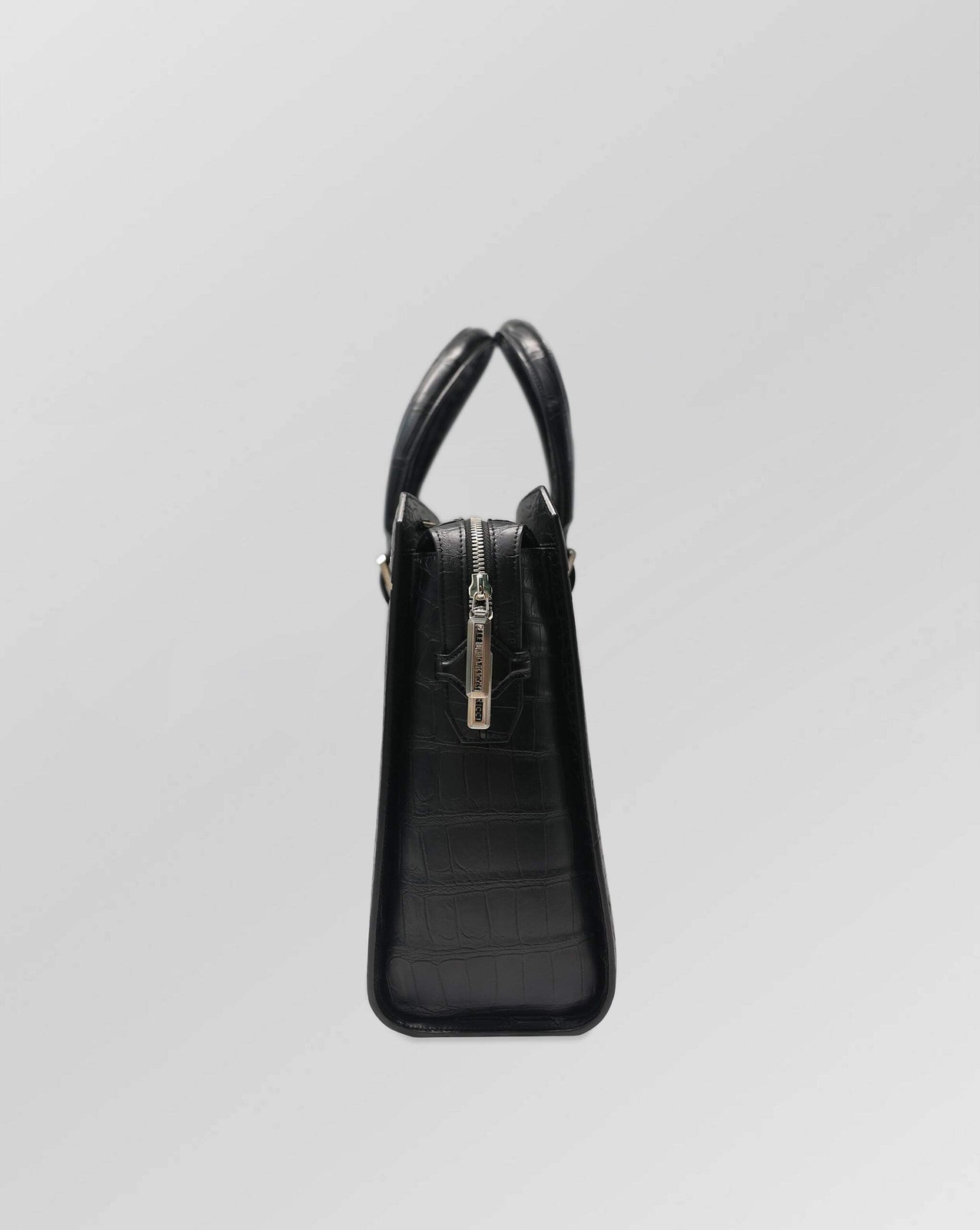 NEW STEFANO RICCI BRIEFCASE $31900 BLACK CROCODILE LEATHER 15X3.9X11 IN