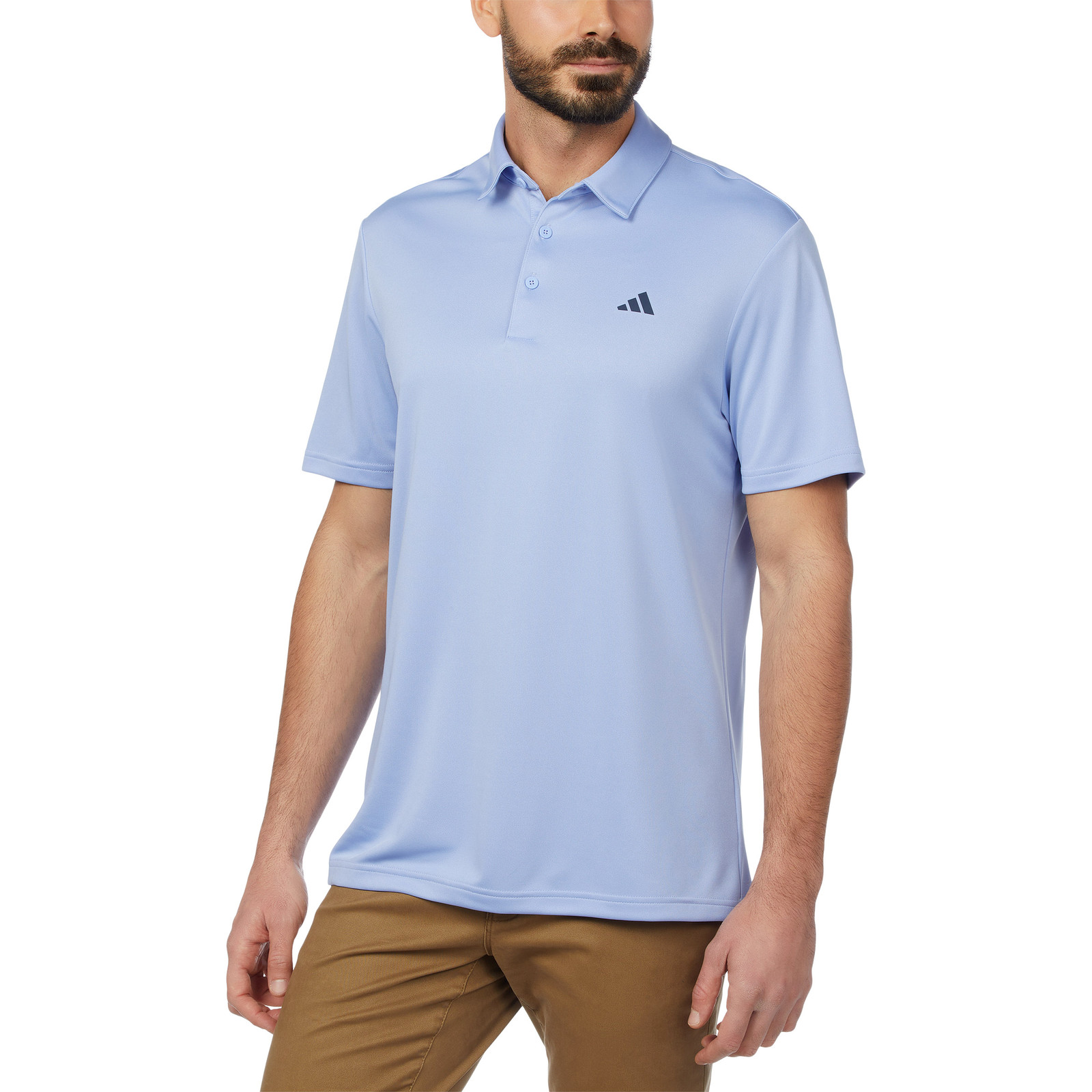 adidas Men’s Regular Fit 3-Button Placket Golf Polo