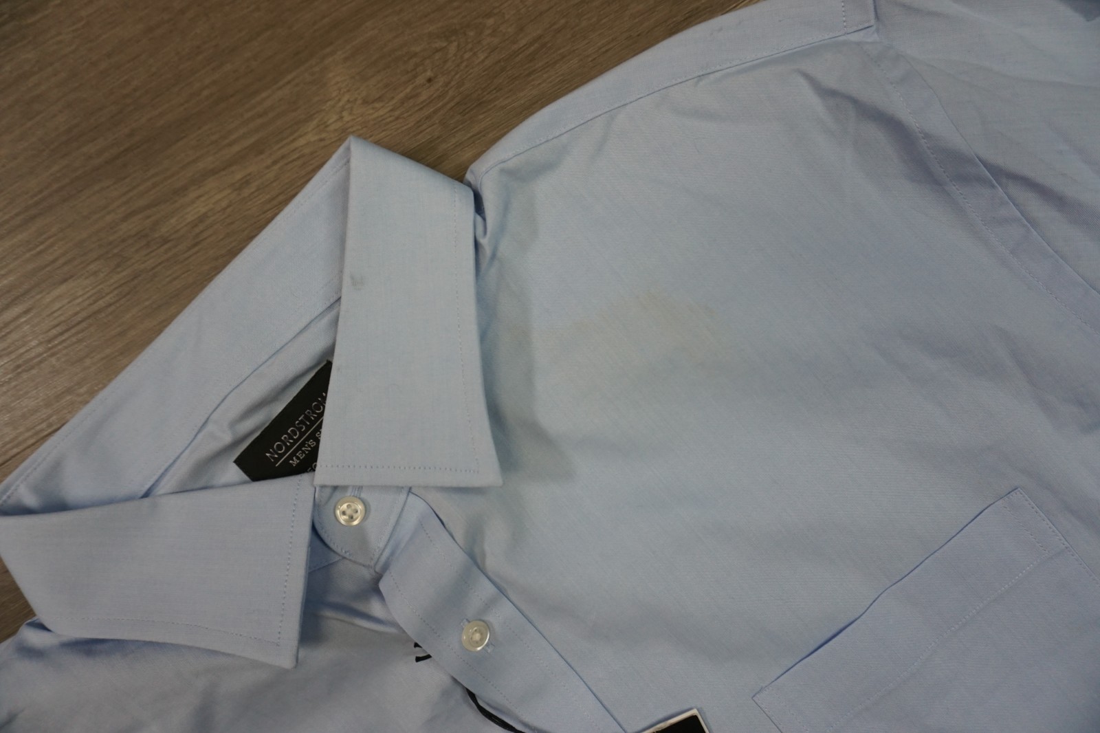 New Nordstrom Tech Smart Traditional Fit Performance Dress Shirt Men’s 17.5 34